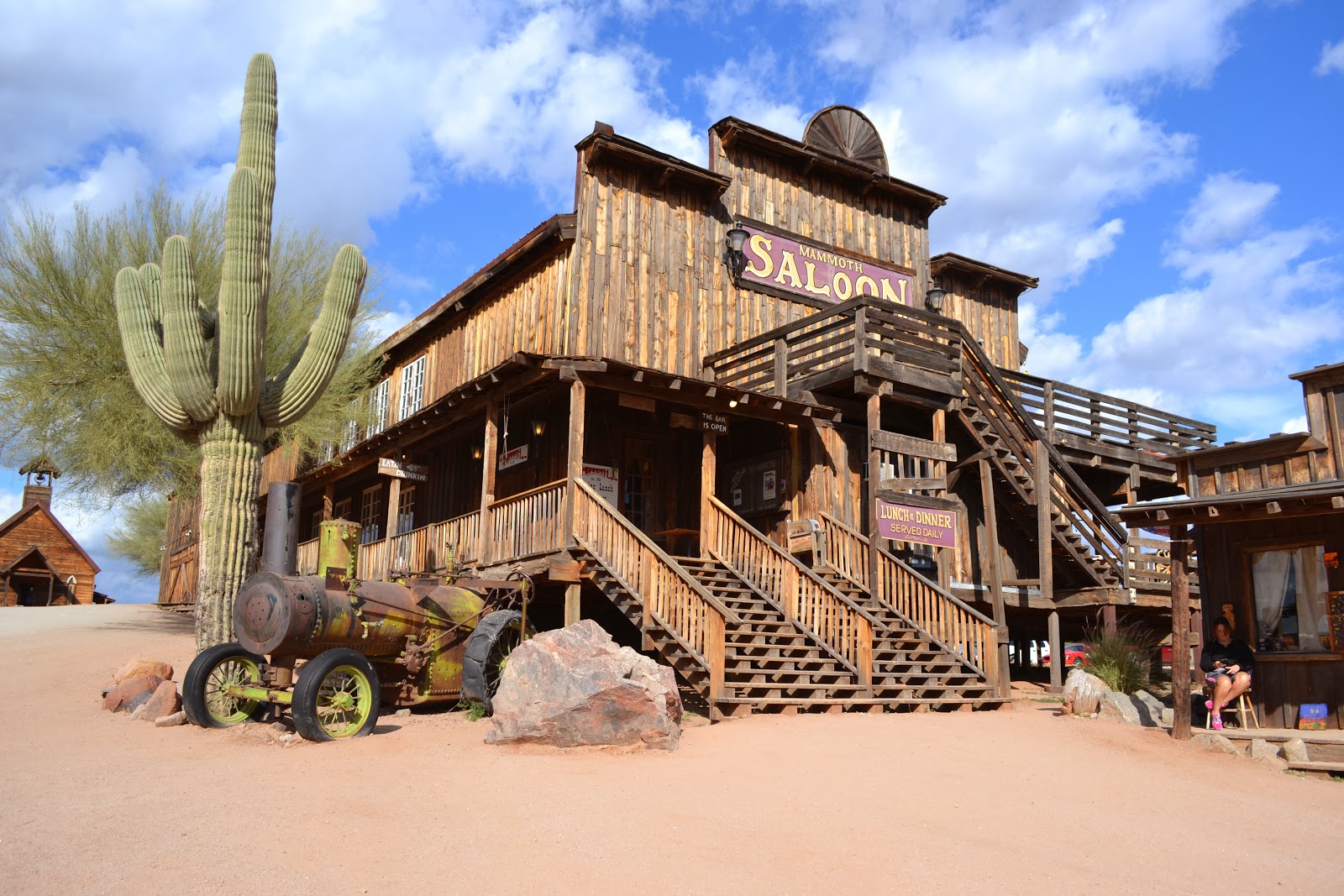 Goldfield ghost town is a great place to experience western american history. No Bad Days RVing Goldfield Mine Ghost Town