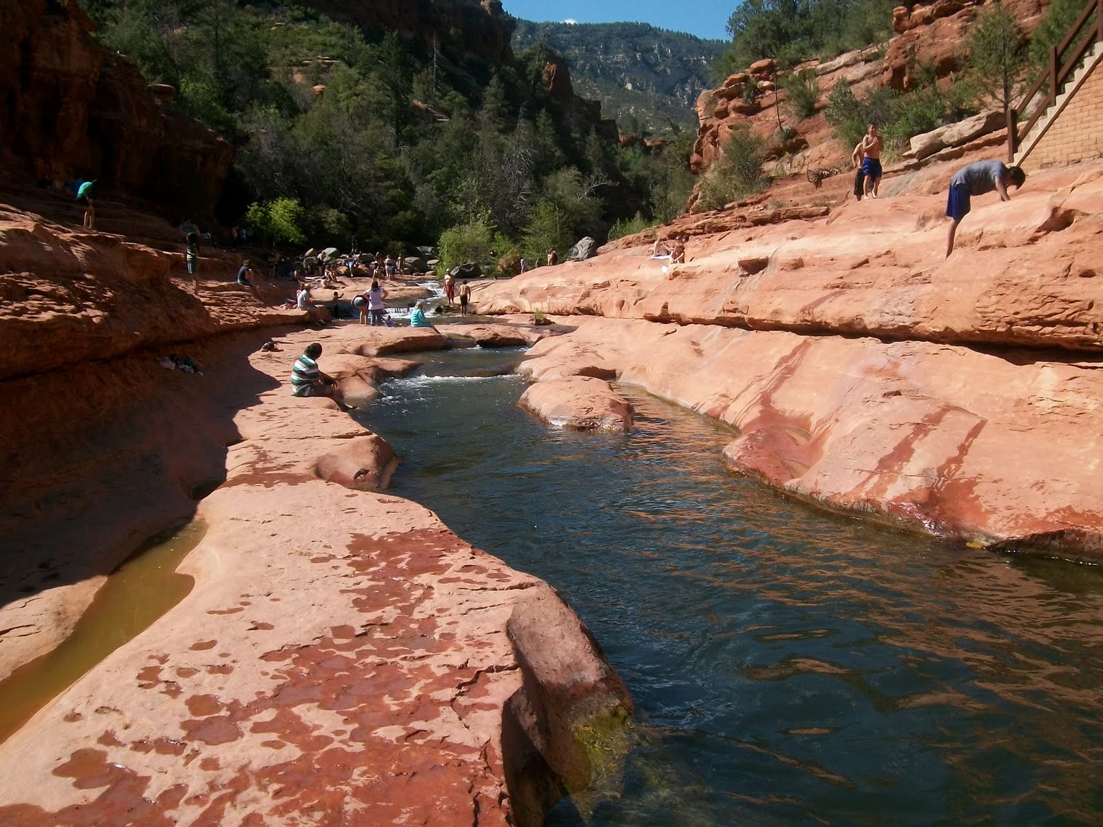 The park has various trails, including the slide rock trail, which leads to the. Arizona Jones Outdoor Slide Rock State Park, Arizona