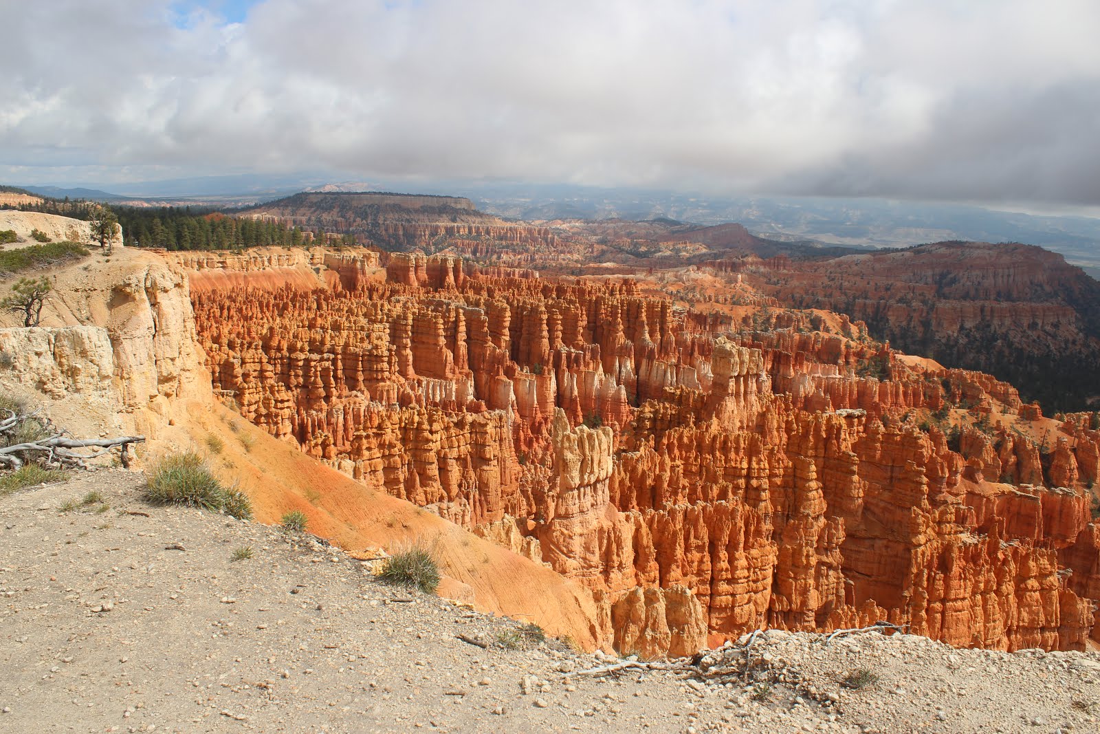 Web i’m here to hike the under the rim trail, a 23 mile hike from bryce point to rainbow point. Bryce Canyon Rim Trail